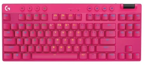 Logitech G PRO X TKL LIGHTSPEED - Logitech GX Brown (Tactile) - Tactile - Gaming Tastatur - Uden Numpad - Amerikansk engelsk - Pink